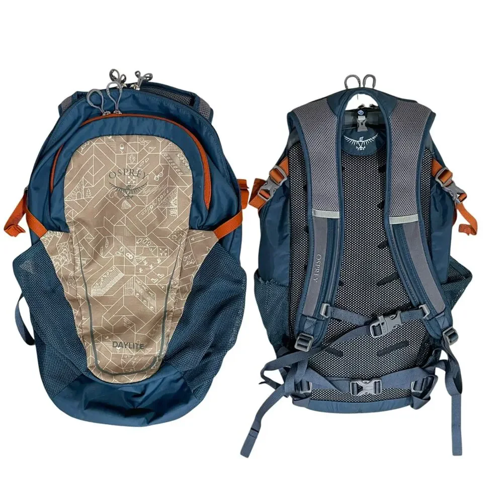 Osprey Daylite Lightweight Backpack H2O Hydration Ready Pack Hiking Camping GUC